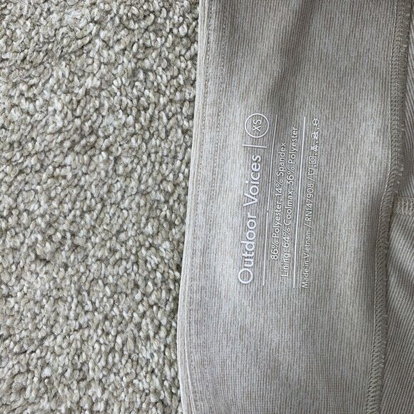 Outdoor Voices Leggings Colorblock Extra Small Women 25" Inseam 55-20 - Picture 4 of 8